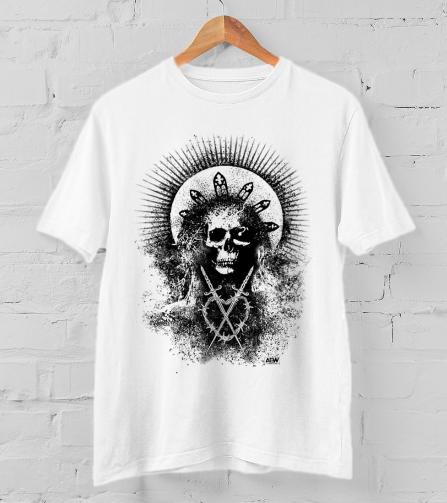 Julia Hart Danse Macabre Skull Crown AEW T-Shirt
