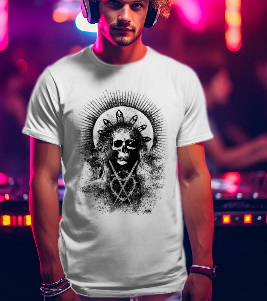 Julia Hart Danse Macabre Skull Crown AEW T-Shirt