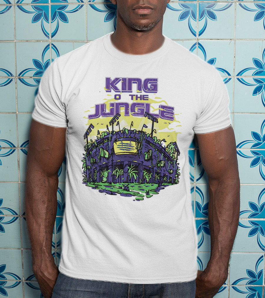King Of The Jungle LSU Tigers Stadium T-Shirt