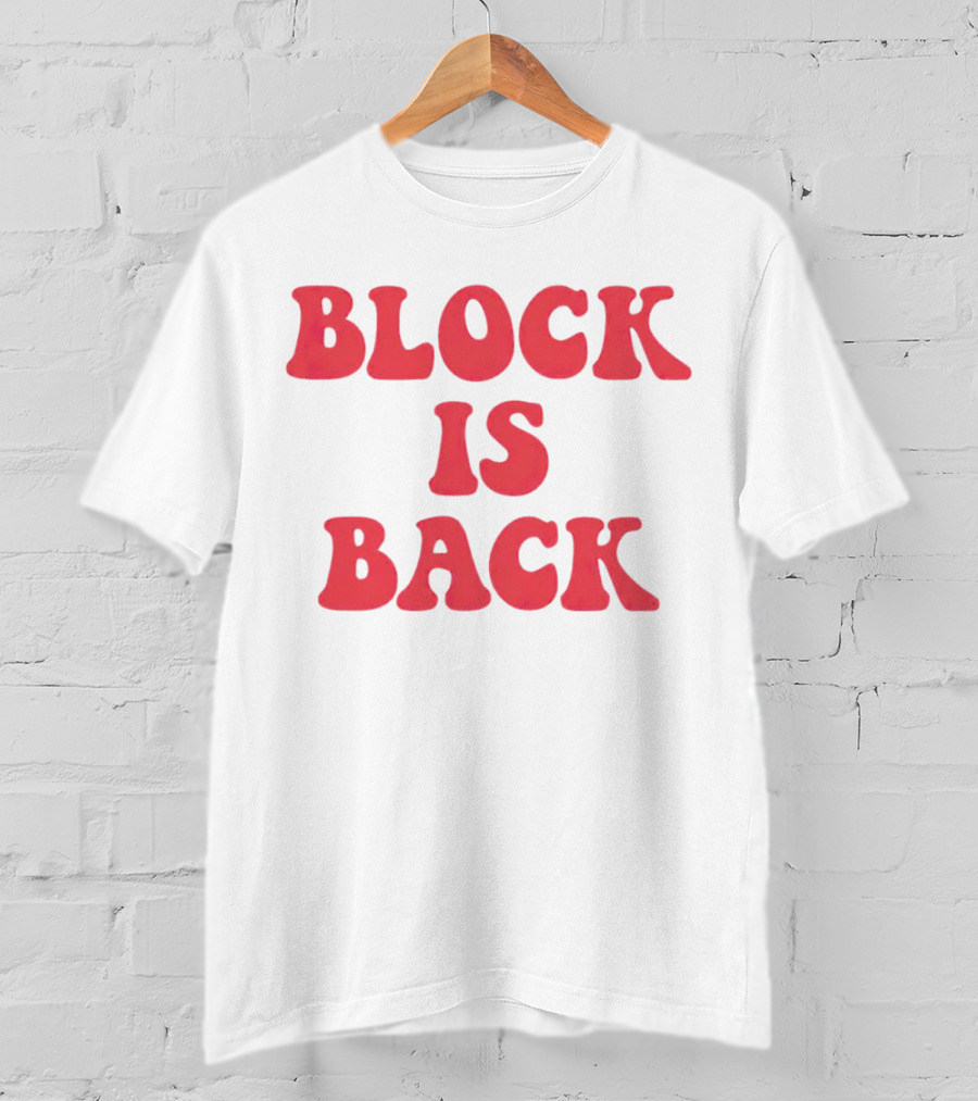 Block Is Back Oklahoma State Cowboys T-Shirt