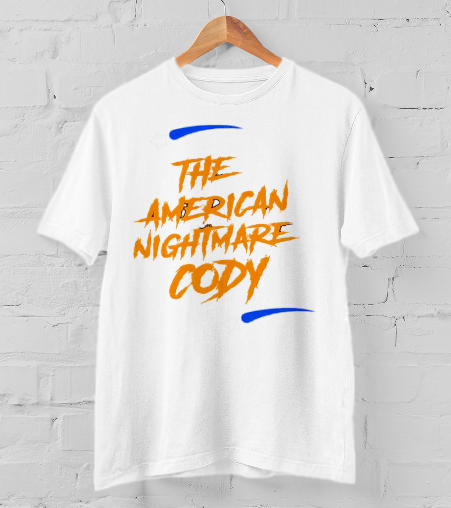 The American Nightmare Cody With Stars And Blue Streaks T-Shirt