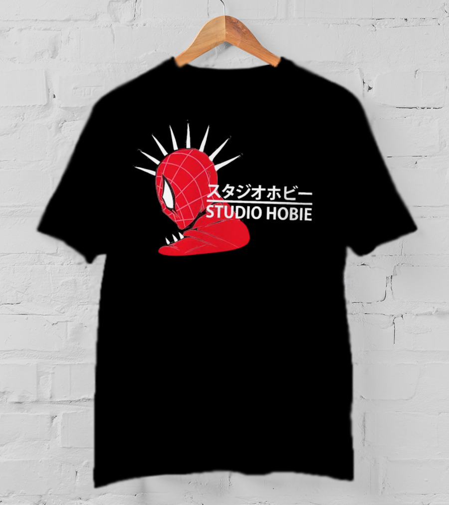 Studio Hobie Spider-Punk Hobart Brown Ghibli T-Shirt