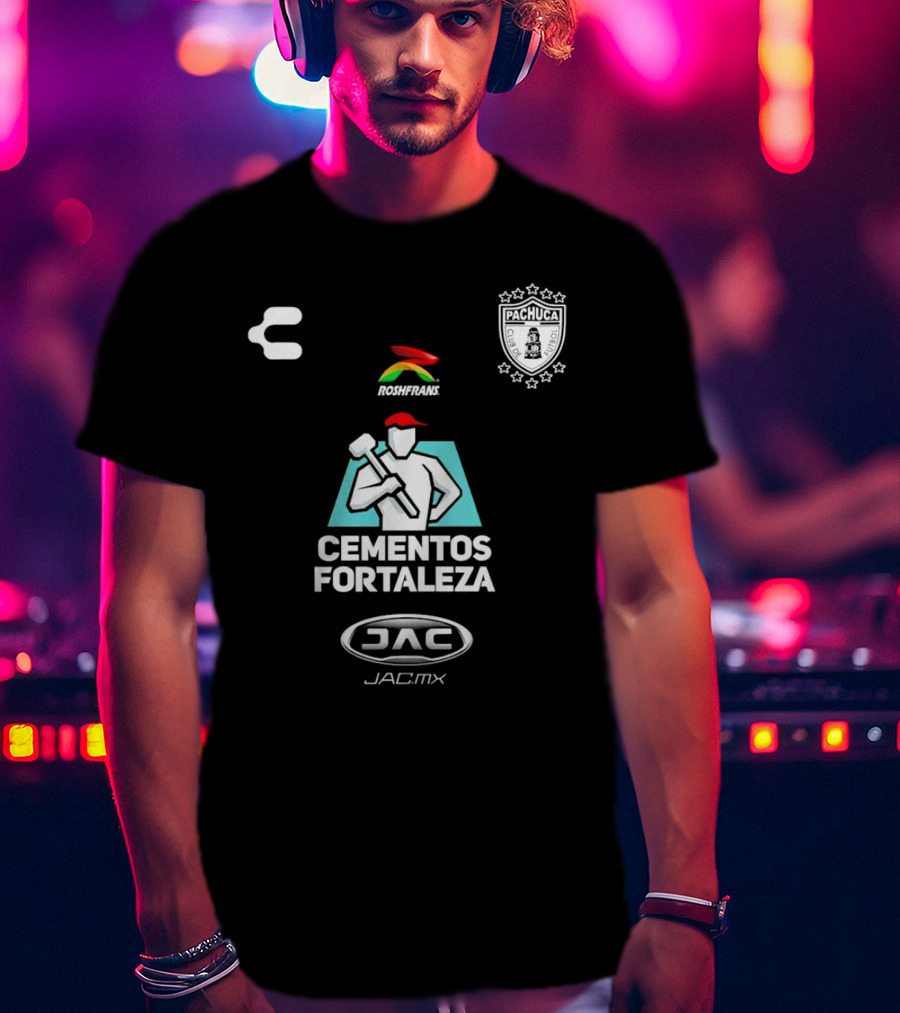 Cementos Fortaleza Roshfrans Pachuca JAC Charly Replica Away T-Shirt