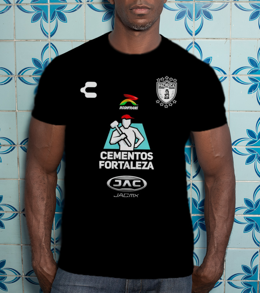 Cementos Fortaleza Roshfrans Pachuca JAC Charly Replica Away T-Shirt