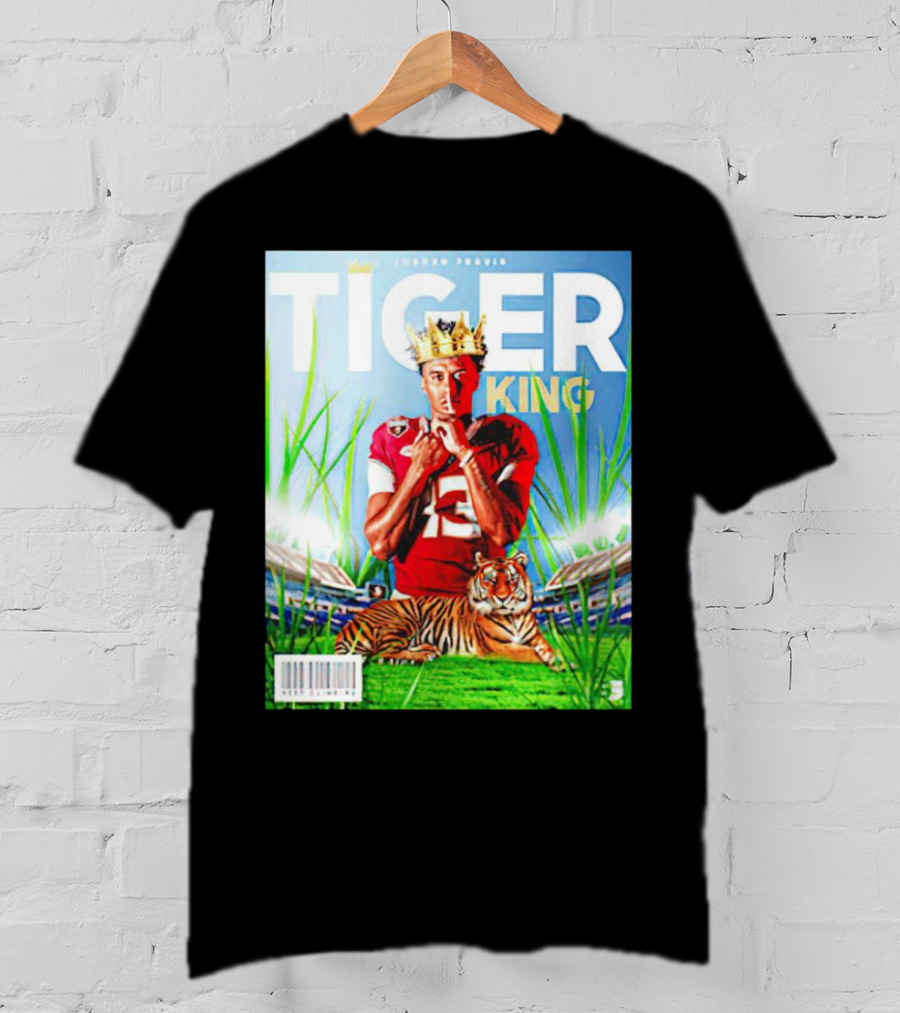 Jordan Travis Tiger King Florida State Seminoles Football Magazine Cover T-Shirt