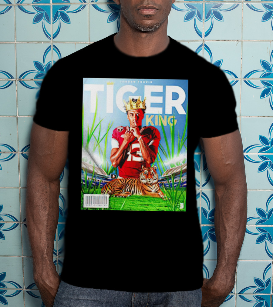 Jordan Travis Tiger King Florida State Seminoles Football Magazine Cover T-Shirt