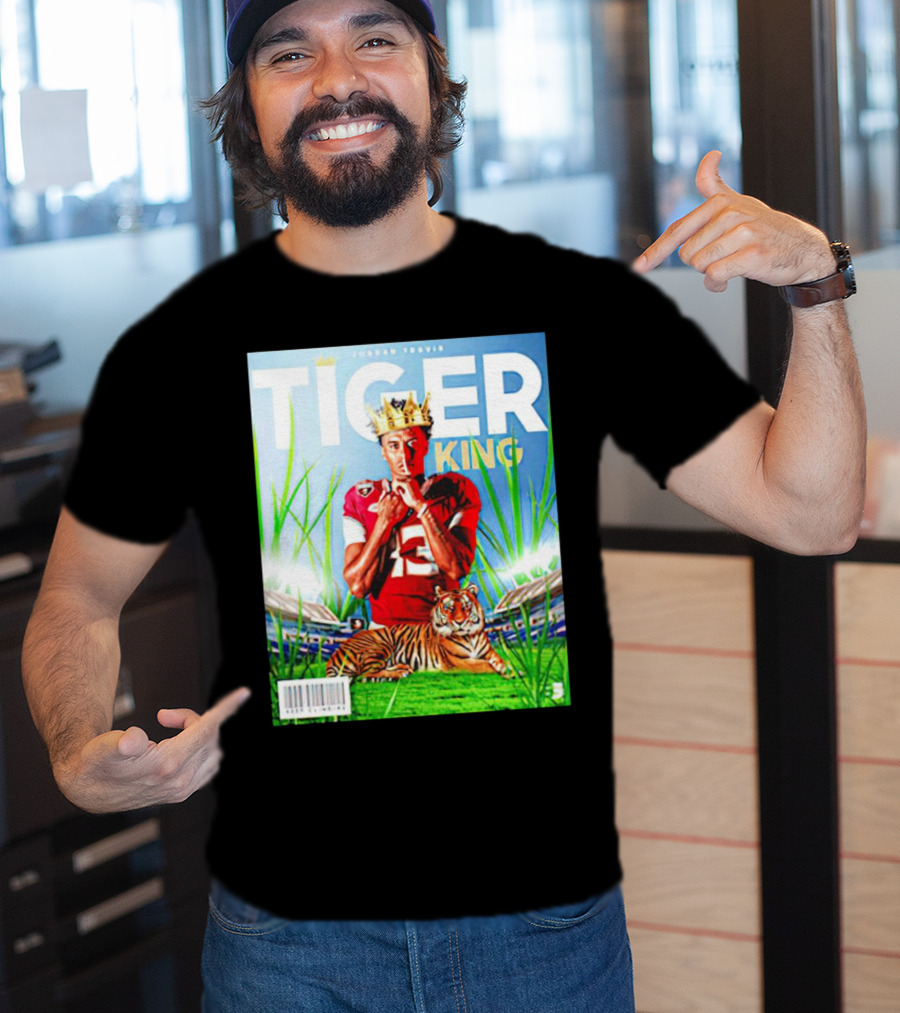 Jordan Travis Tiger King Florida State Seminoles Football Magazine Cover T-Shirt