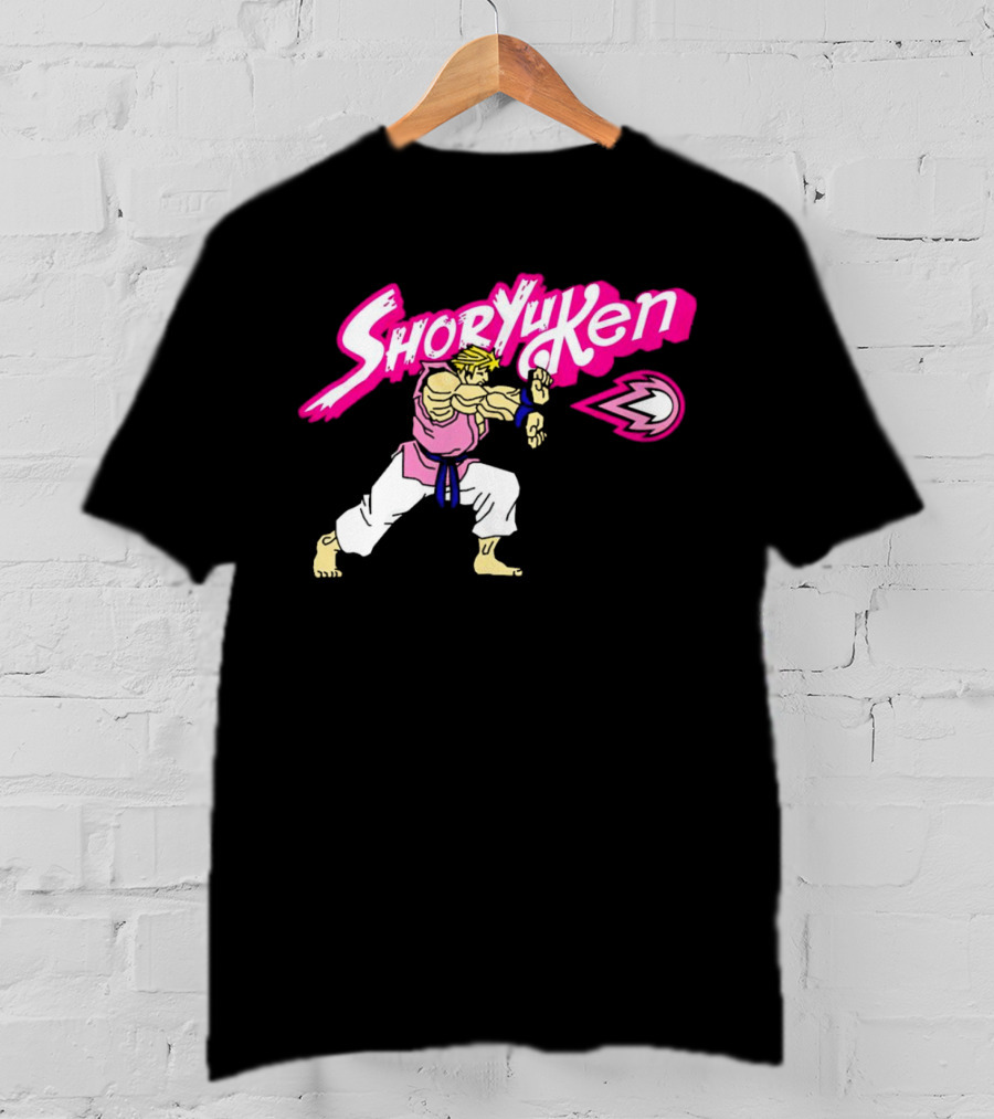 Shoryuken Ken Masters Ken Carson Retro Fighter Action T-Shirt