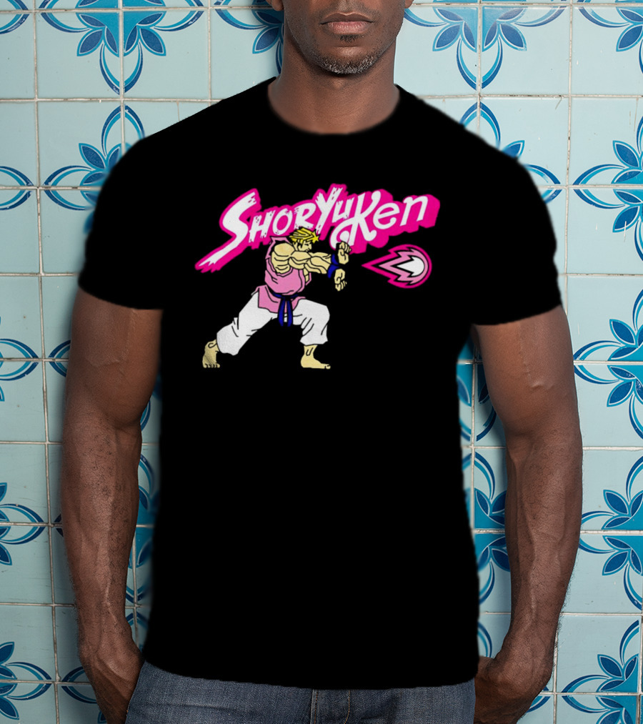 Shoryuken Ken Masters Ken Carson Retro Fighter Action T-Shirt