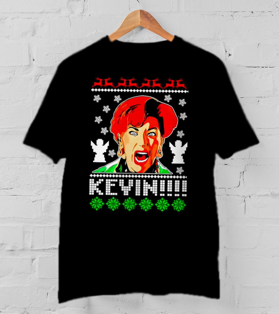 Kate McCallister Kevin Christmas Sweater Style Iconic Scream Holiday T-Shirt