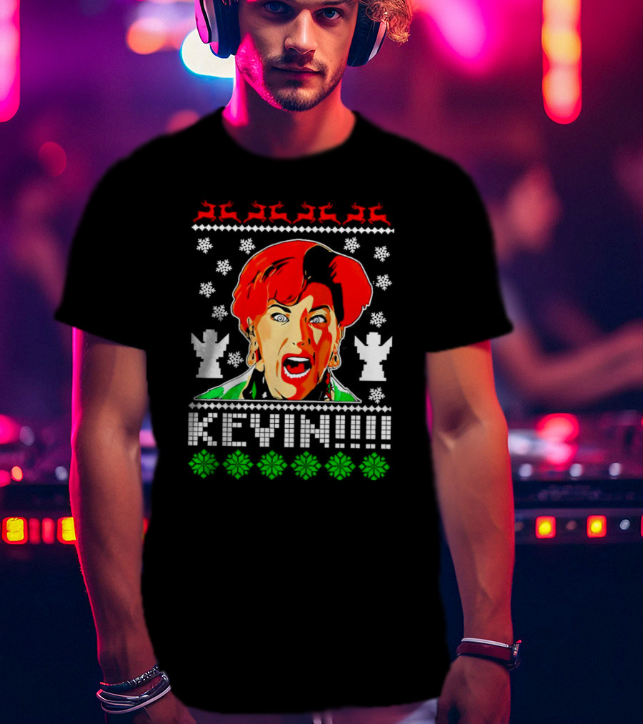 Kate McCallister Kevin Christmas Sweater Style Iconic Scream Holiday T-Shirt