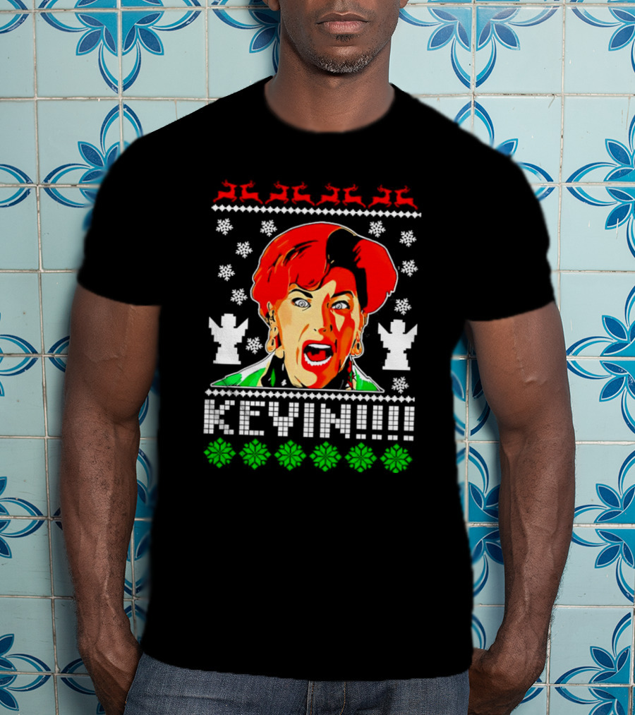 Kate McCallister Kevin Christmas Sweater Style Iconic Scream Holiday T-Shirt