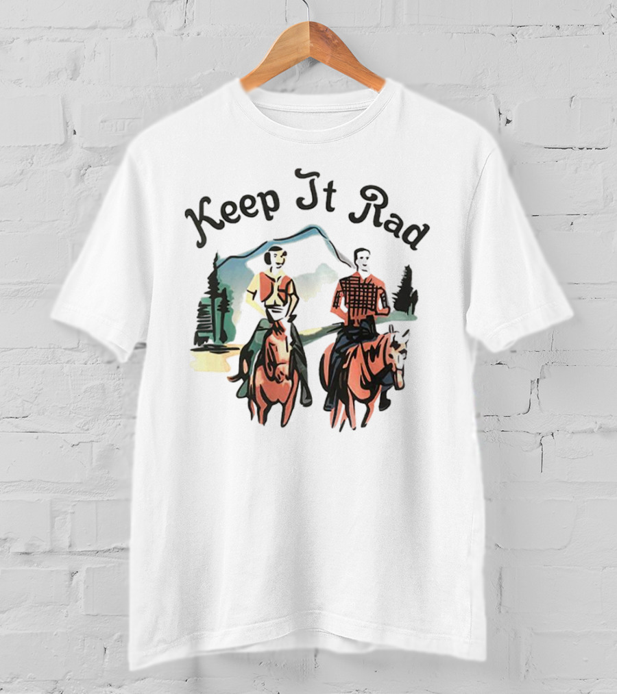 Keep It Rad Cowboy Riders T-Shirt