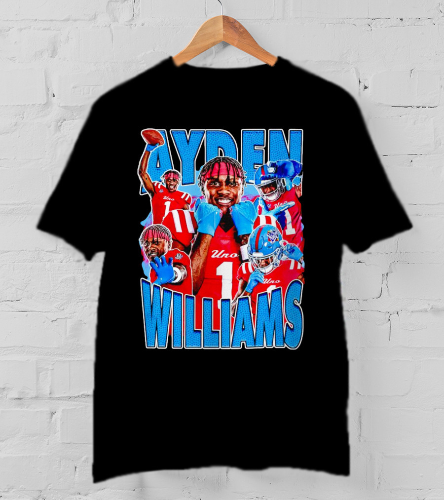 Ayden Williams Uno 1 Ole Miss Rebels Football Vintage T-Shirt