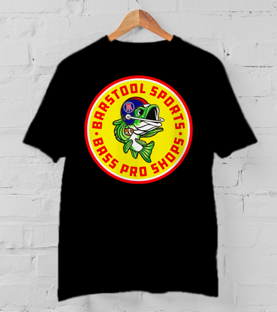 Bass Pro Shops Football Helmet Fish T-Shirt