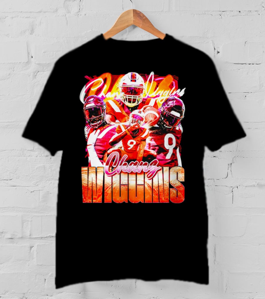 Chanz Wiggins Virginia Tech Hokies Football Vintage T-Shirt