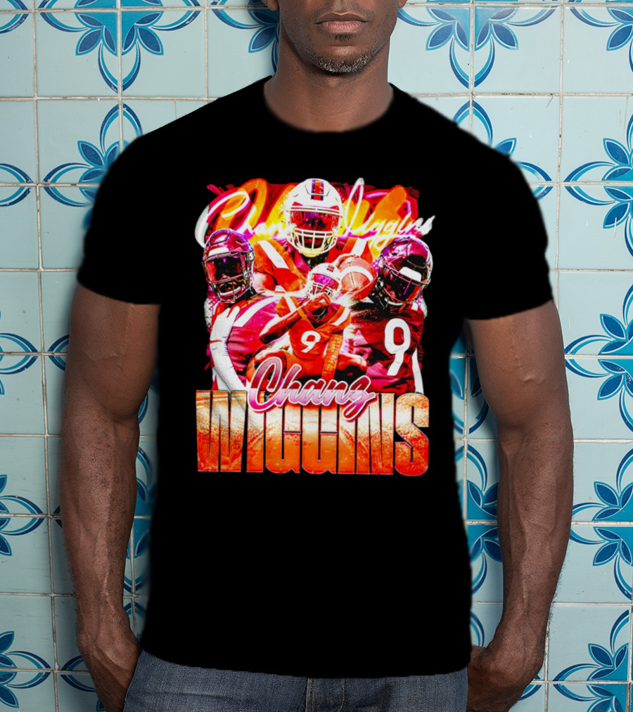 Chanz Wiggins Virginia Tech Hokies Football Vintage T-Shirt