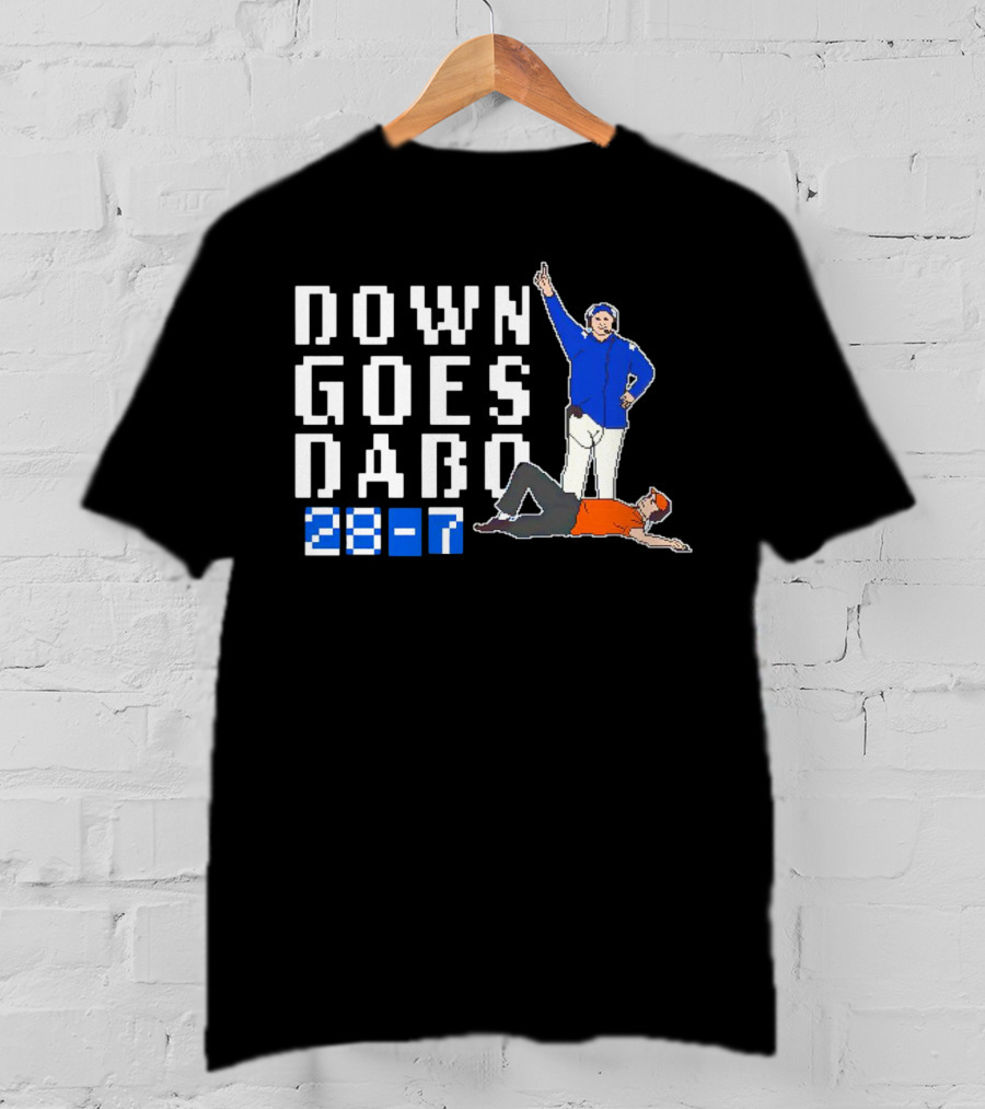 Down Goes Dabo 28-7 Duke Blue Devils Victory T-Shirt
