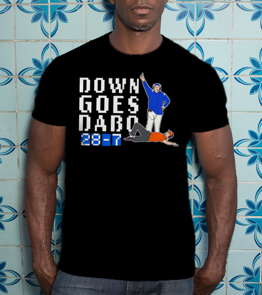 Down Goes Dabo 28-7 Duke Blue Devils Victory T-Shirt