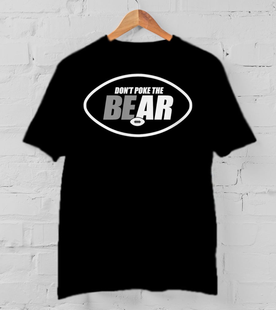 Green Bay Packers Don't Poke The Bear Football Oval T-Shirt