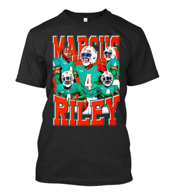 Marcus Riley Florida A&M Rattlers Football Player Number 4 Vintage T-Shirt
