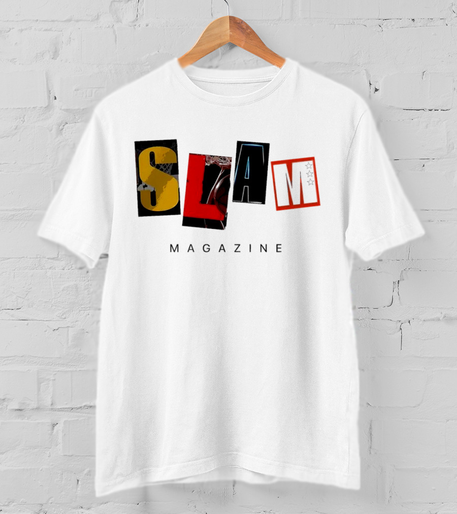 SLAM Mag Cut-Out Basketball Fashion Magazine T-Shirt