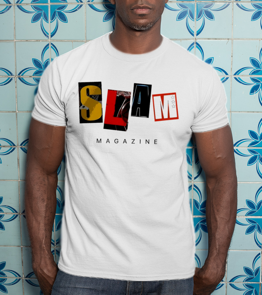 SLAM Mag Cut-Out Basketball Fashion Magazine T-Shirt
