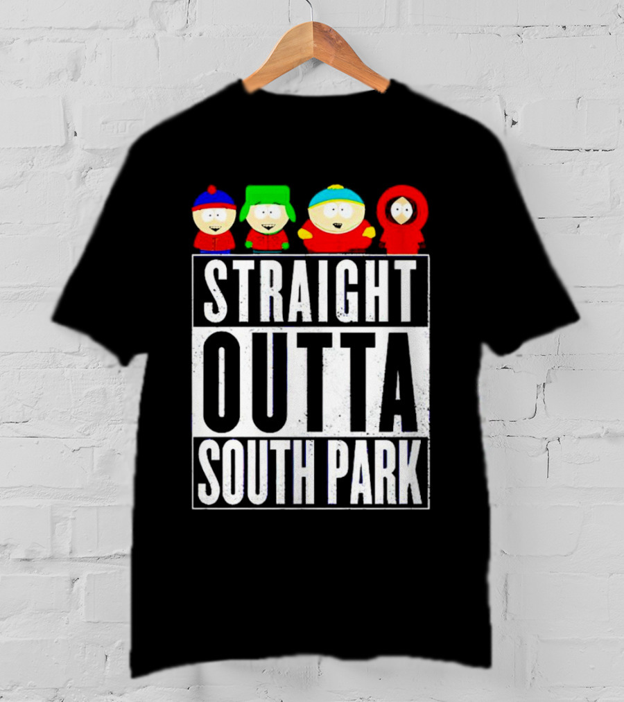 Straight Outta South Park Characters T-Shirt