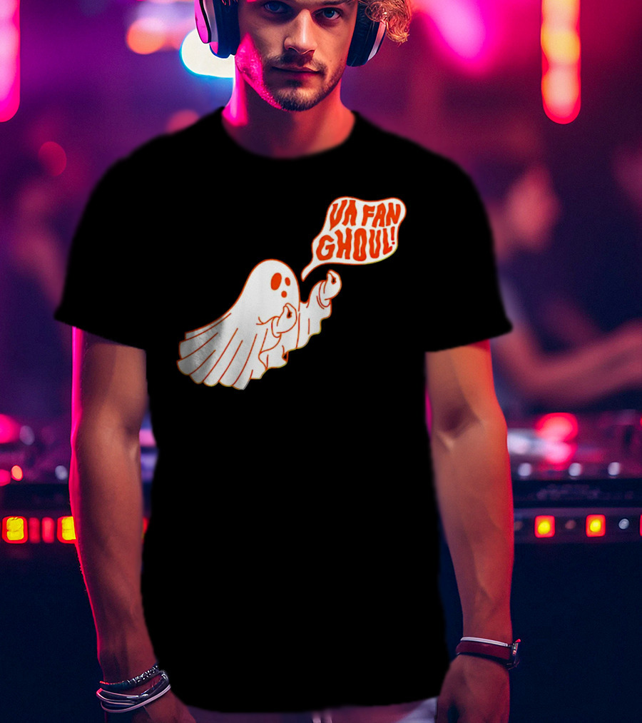 Va Fan Ghoul Halloween Ghost T-Shirt