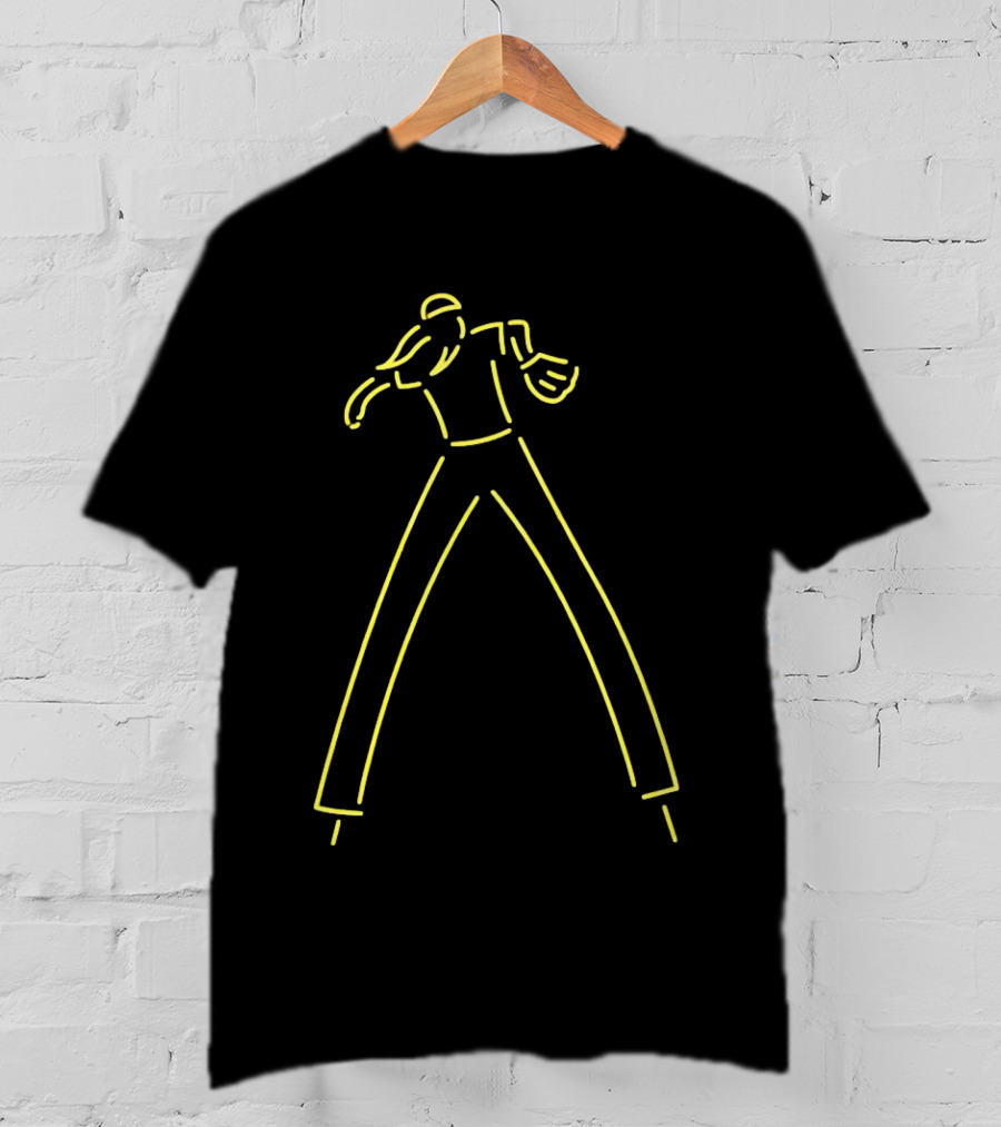 Dakota Stilts Albritton Neon Savannah Bananas Baseball Player T-Shirt