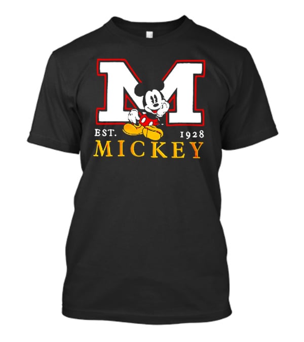 Mickey Mouse Est 1928 M T-Shirt