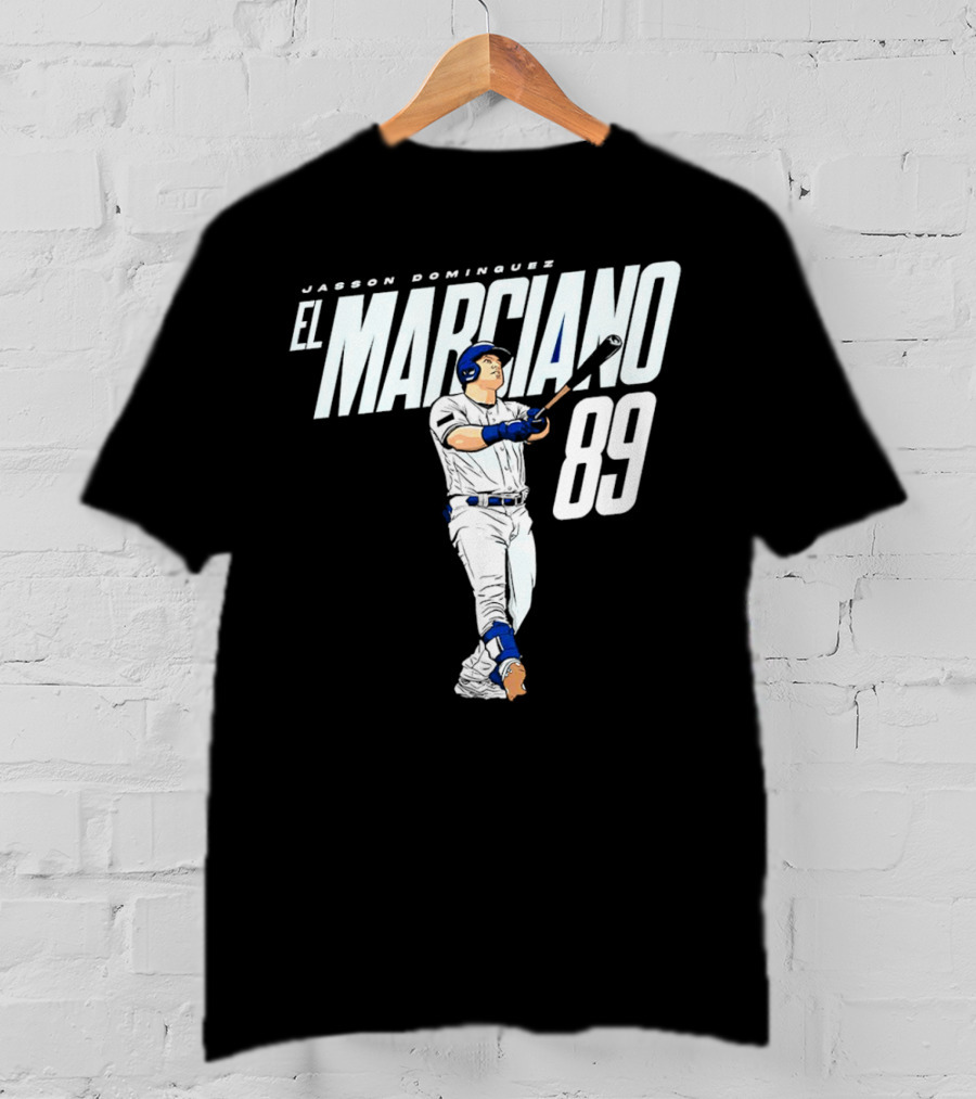 Jasson Domínguez El Marciano 89 New York Yankees Baseball Player T-Shirt