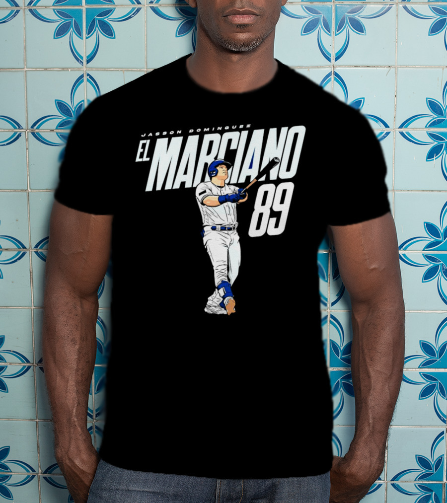 Jasson Domínguez El Marciano 89 New York Yankees Baseball Player T-Shirt