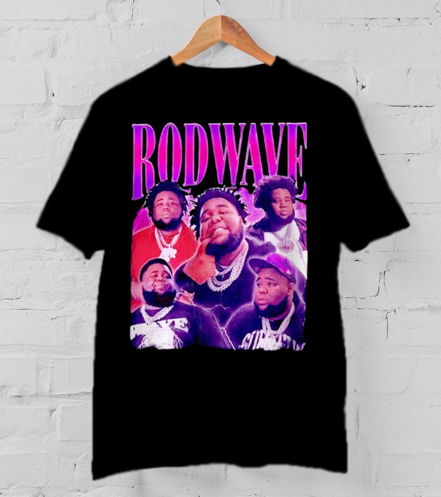 Rod Wave Beautiful Mind Vintage Collage T-Shirt