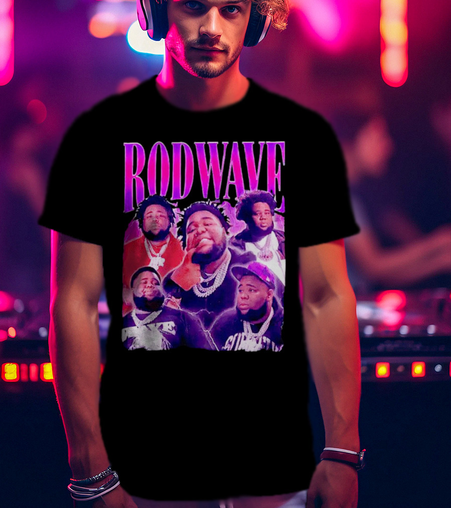 Rod Wave Beautiful Mind Vintage Collage T-Shirt