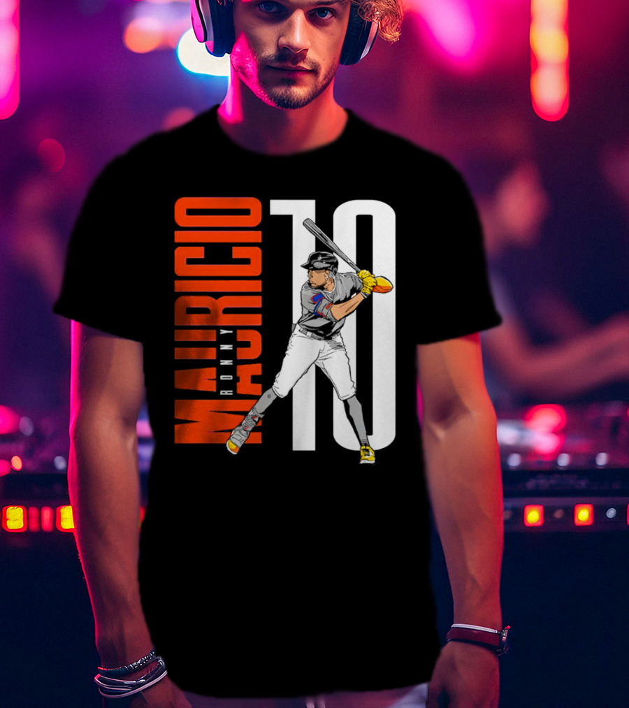 Ronny Mauricio 10 New York Mets Baseball Player T-Shirt