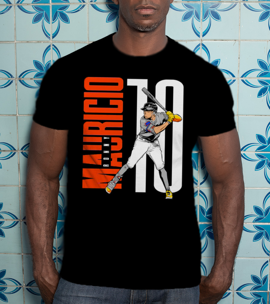 Ronny Mauricio 10 New York Mets Baseball Player T-Shirt
