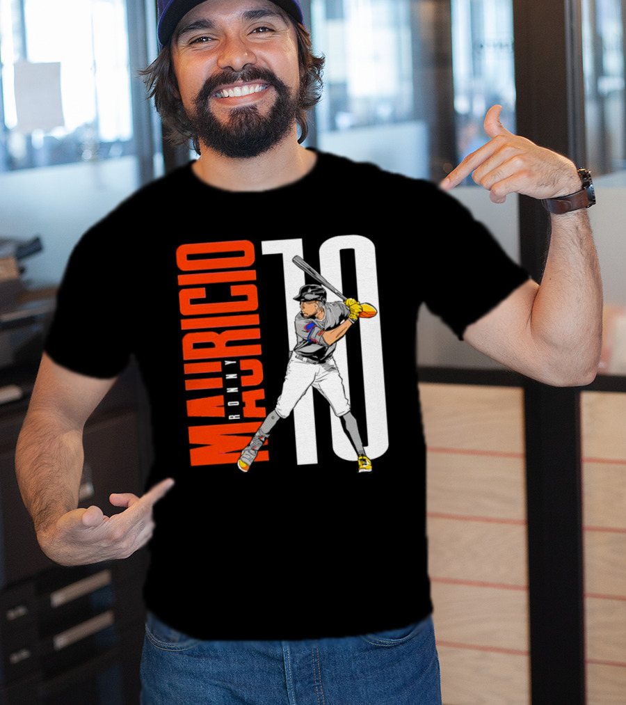 Ronny Mauricio 10 New York Mets Baseball Player T-Shirt