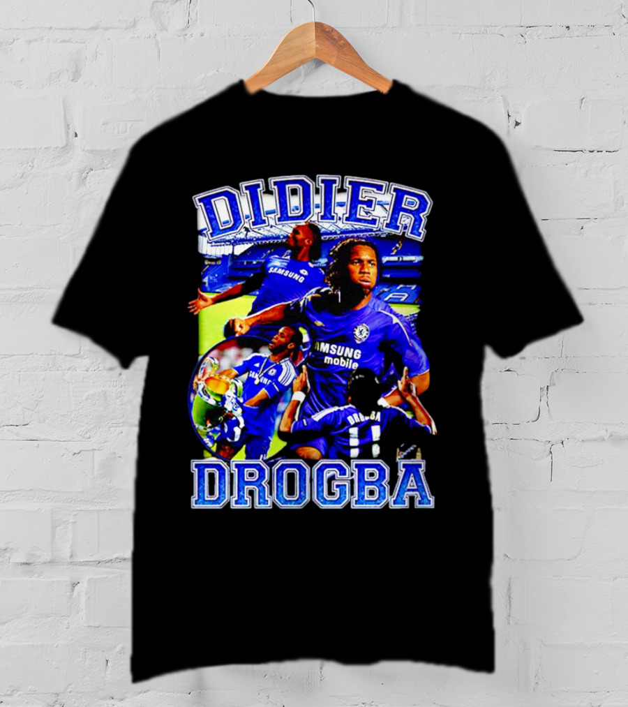 Didier Drogba Chelsea Samsung Mobile Victory T-Shirt