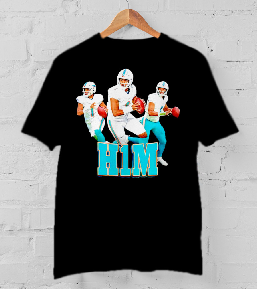 Tua Tagovailoa 1 H1M Vibzmiami Football T-Shirt