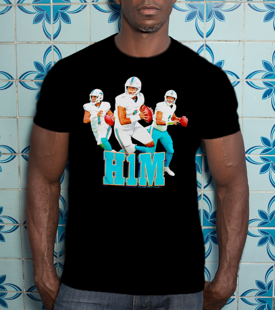 Tua Tagovailoa 1 H1M Vibzmiami Football T-Shirt
