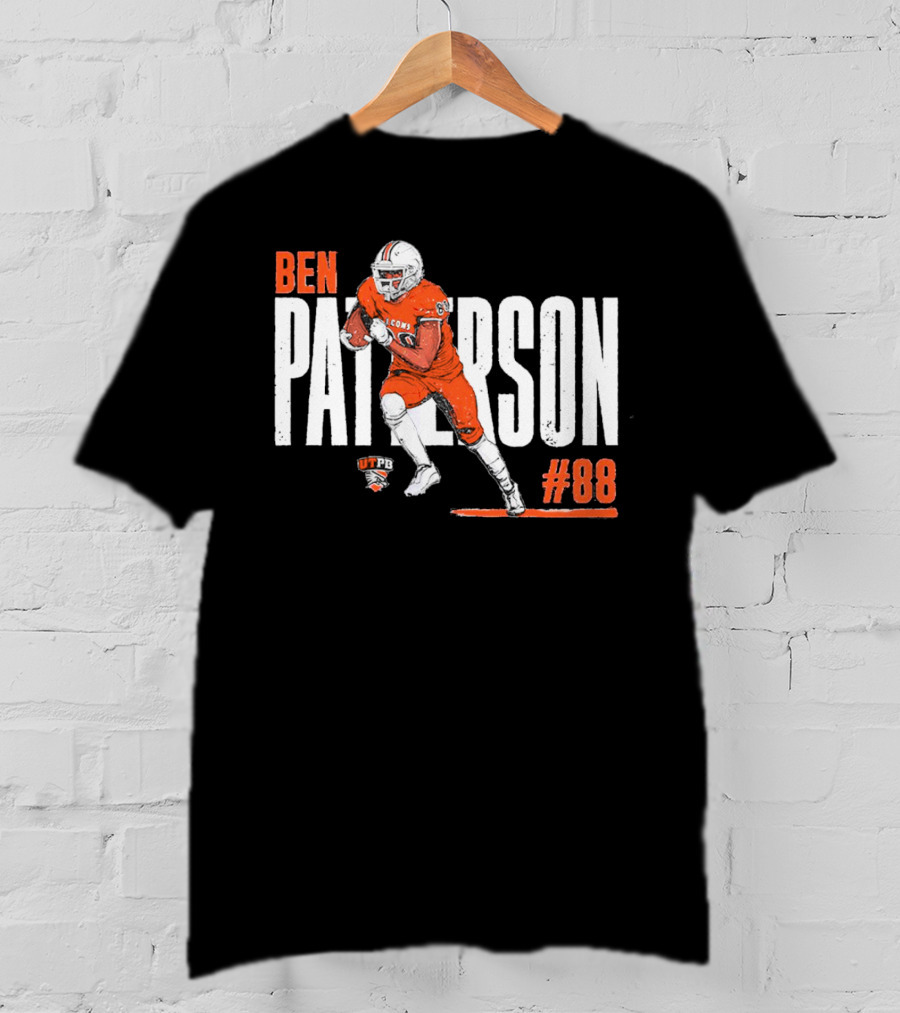 Ben Patterson UTPB Falcons #88 NCAA Football T-Shirt