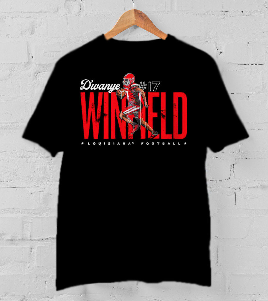D’wanye Winfield #17 Louisiana Football T-Shirt