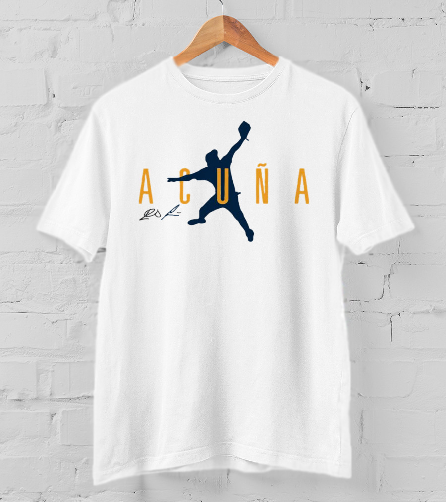 Ronald Acuna Jr Atlanta Braves Air Acuna II Acuna Signature T-Shirt