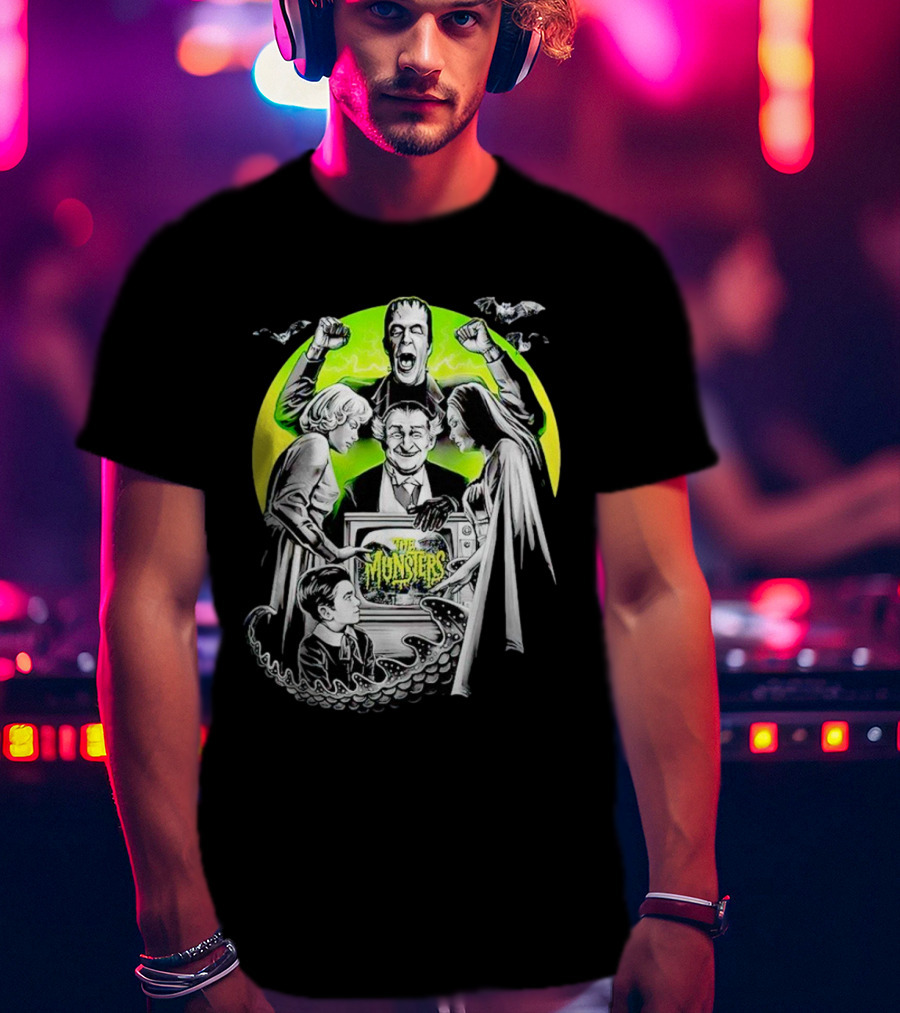 The Munsters Classic Vintage Horror Family T-Shirt