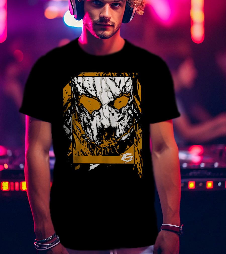 Crazzy Steve Horror Mask T-Shirt
