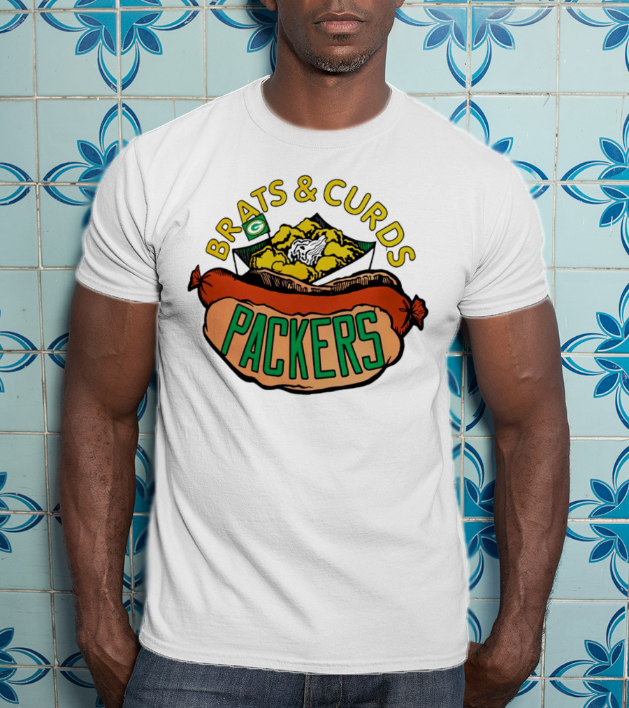 Packers Brats And Curds Football Fan Delight T-Shirt