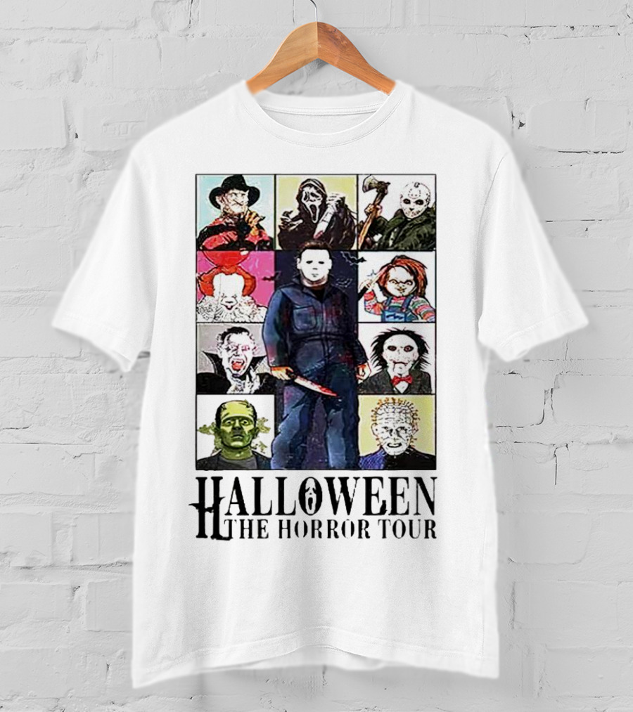 Halloween Horror Movie Characters The Horror Tour T-Shirt