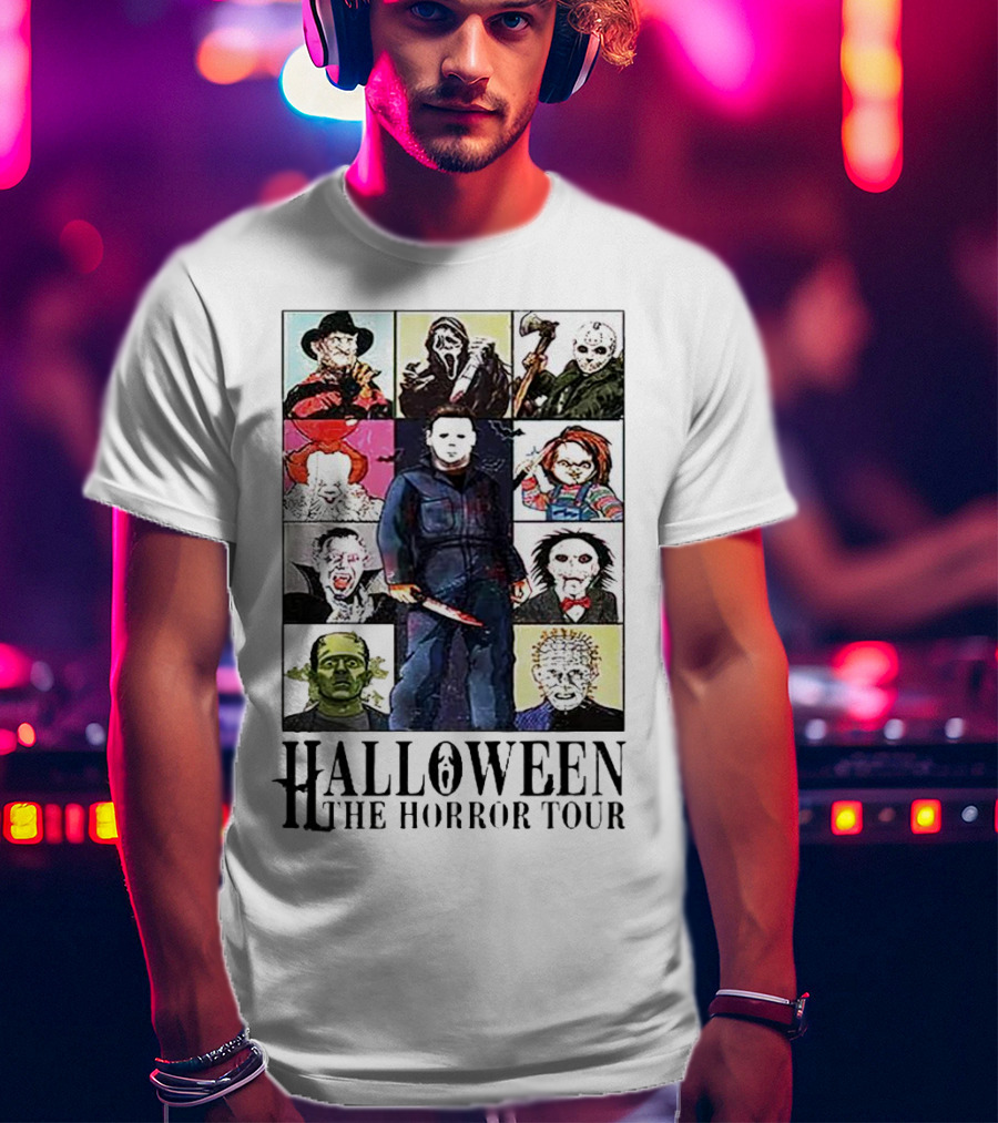 Halloween Horror Movie Characters The Horror Tour T-Shirt