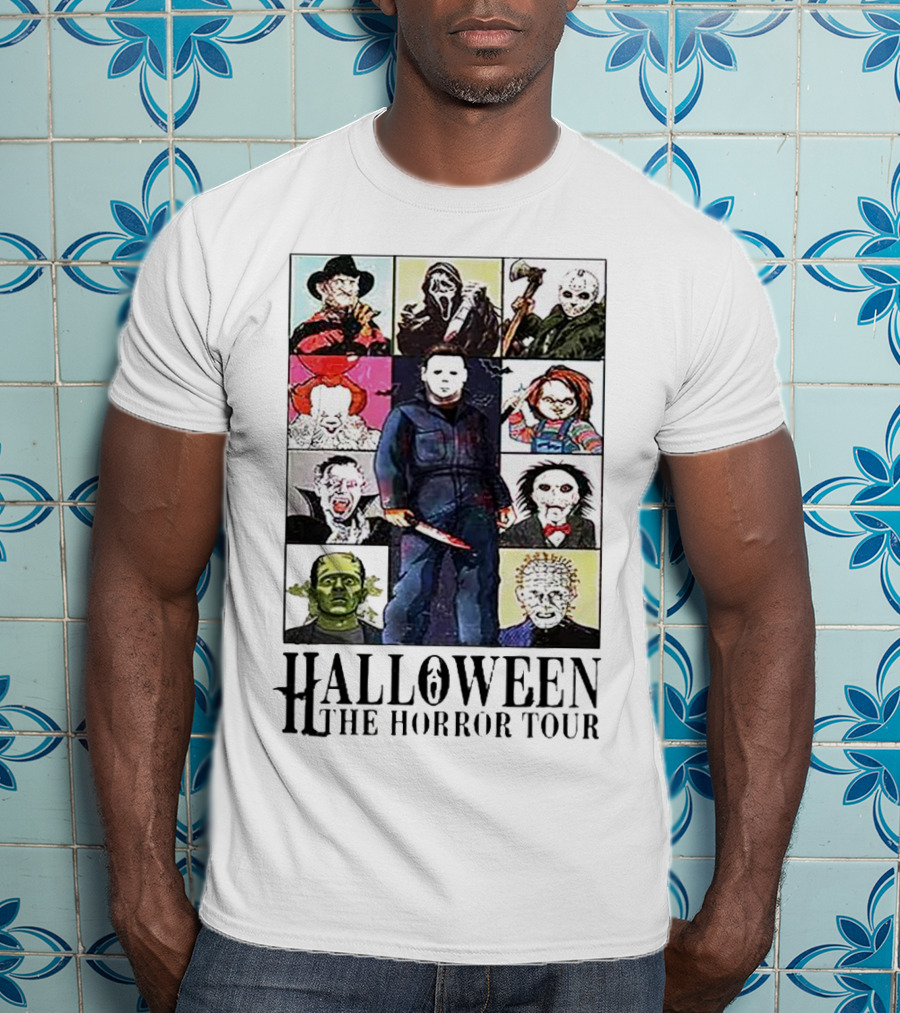 Halloween Horror Movie Characters The Horror Tour T-Shirt